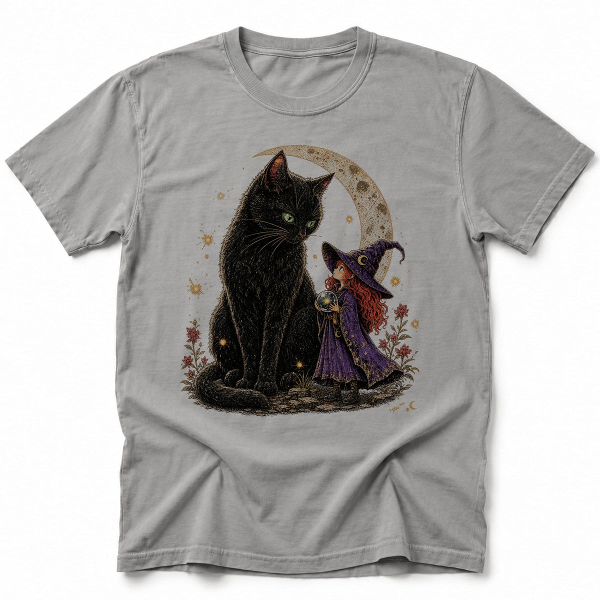 Moonlit Enchantment T-Shirt Grey / S 26138615745720176144 T-Shirt
