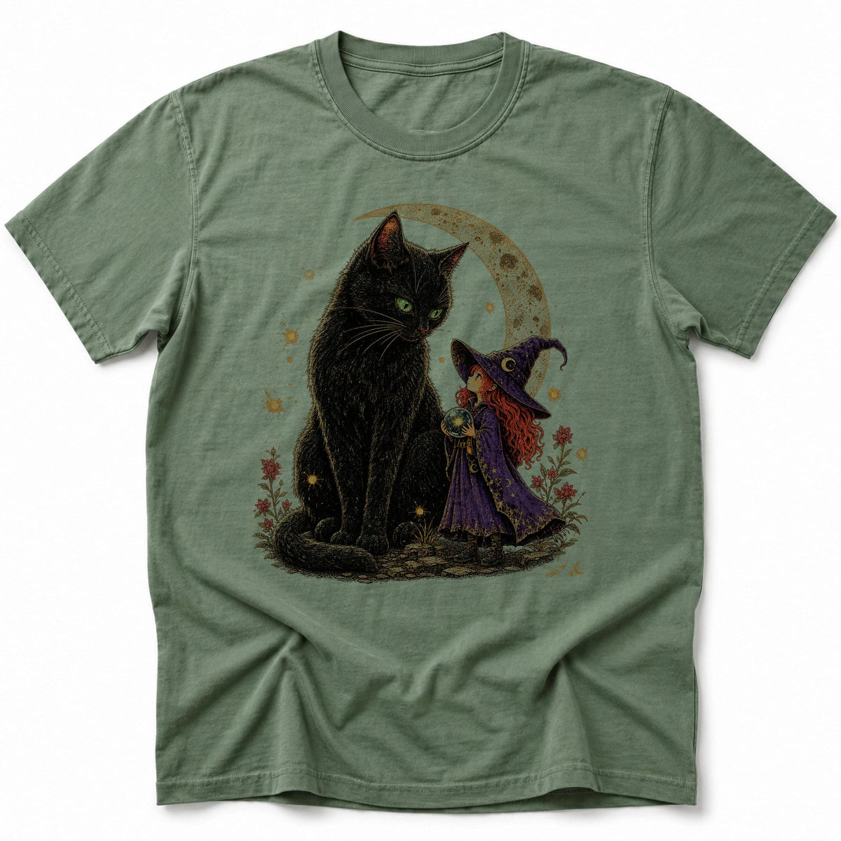 Moonlit Enchantment T-Shirt Moss / S 26255843864016025799 T-Shirt