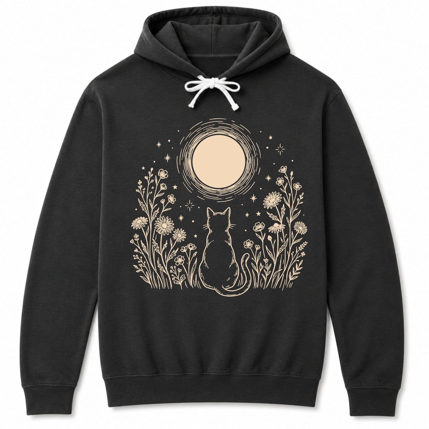 Moonlit Familiar Hoodie S / Black 16674226756278979287 Hoodie