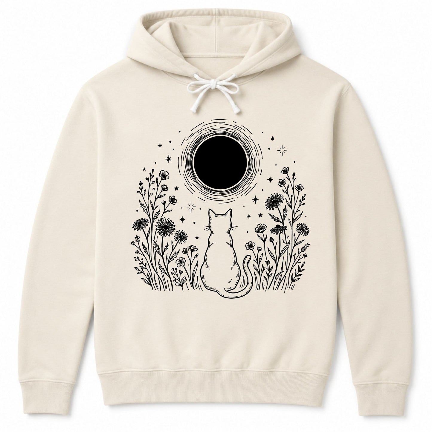 Moonlit Familiar Hoodie S / Ivory 27283518265068557409 Hoodie