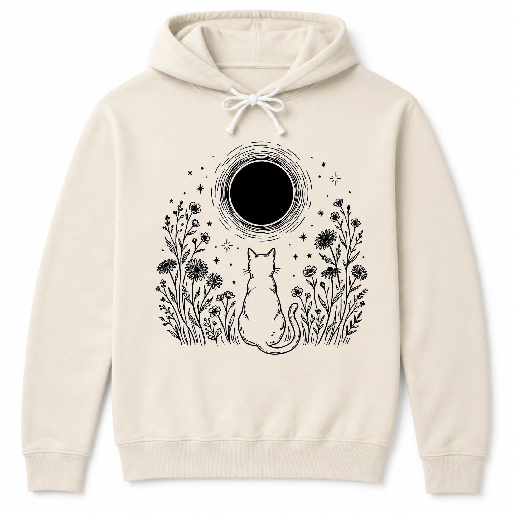 Moonlit Familiar Hoodie S / Ivory 27283518265068557409 Hoodie