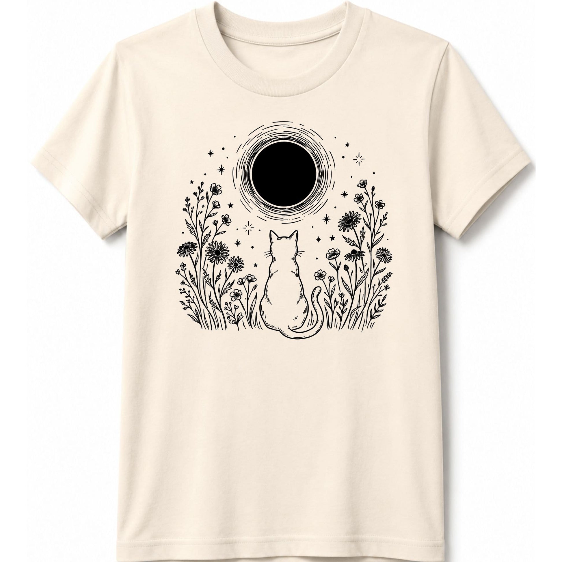 Moonlit Familiar Kids Tee S / Natural 19377504008759251796 Kids clothes