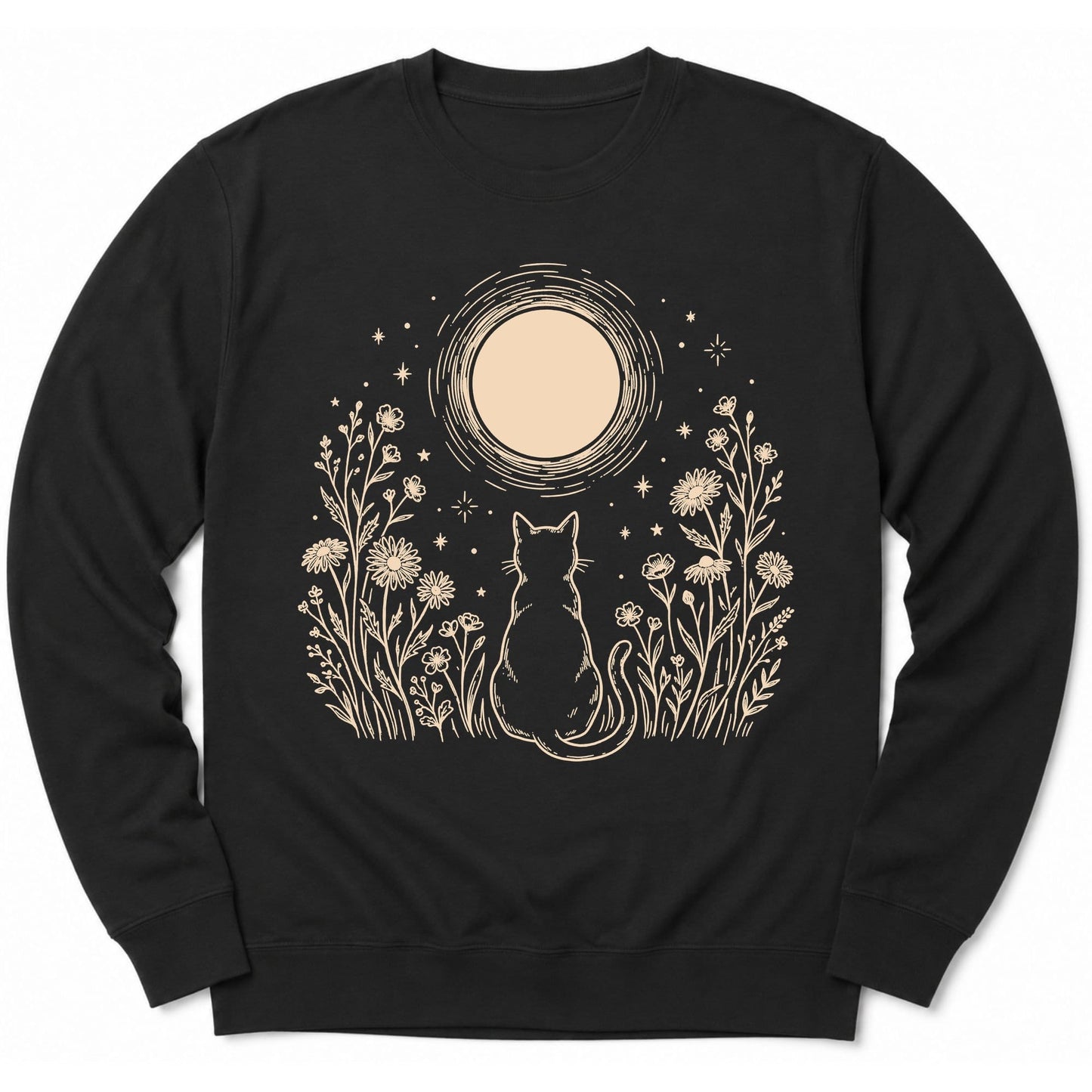 Moonlit Familiar Sweatshirt S / Black 23231295922471985307 Sweatshirt