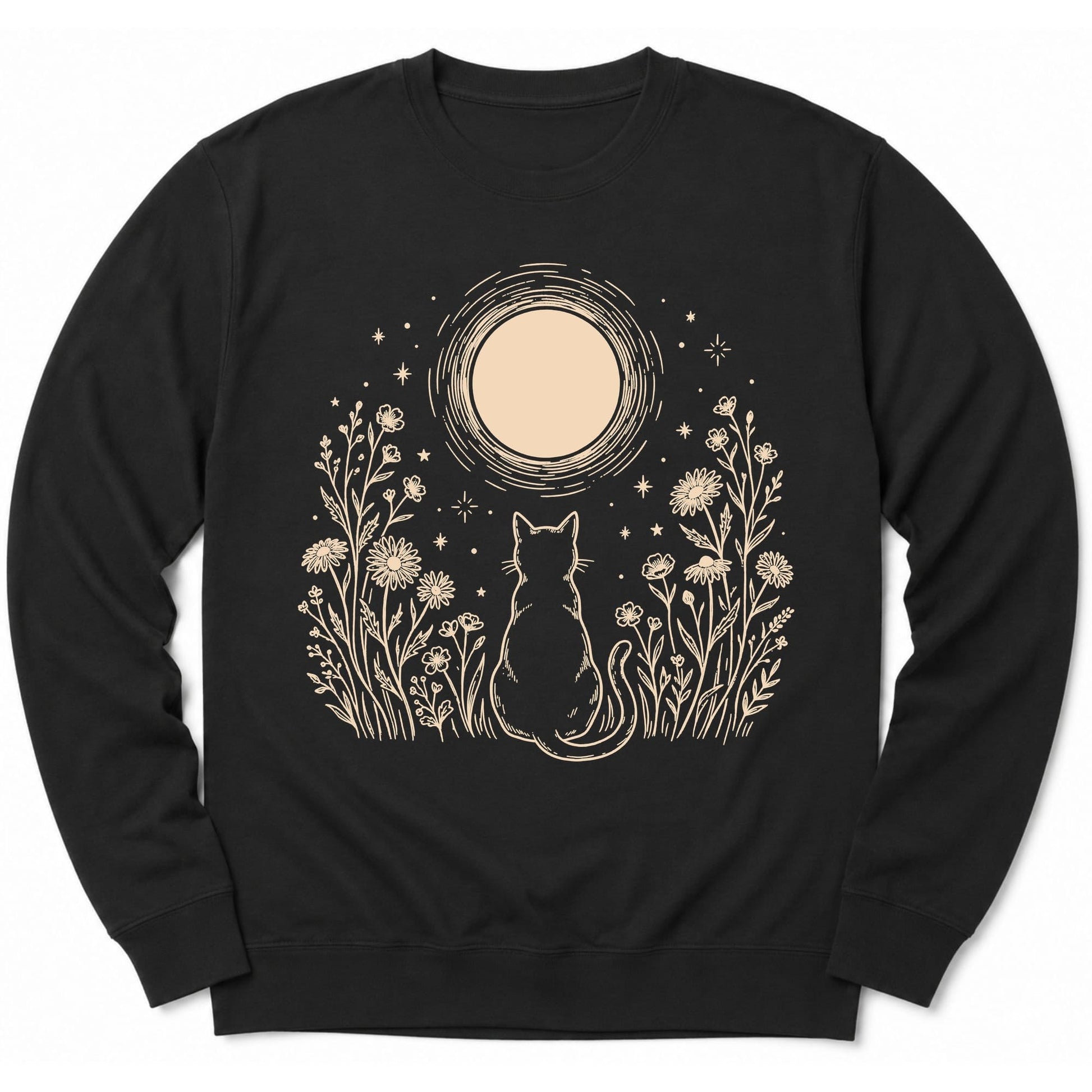Moonlit Familiar Sweatshirt S / Black 23231295922471985307 Sweatshirt