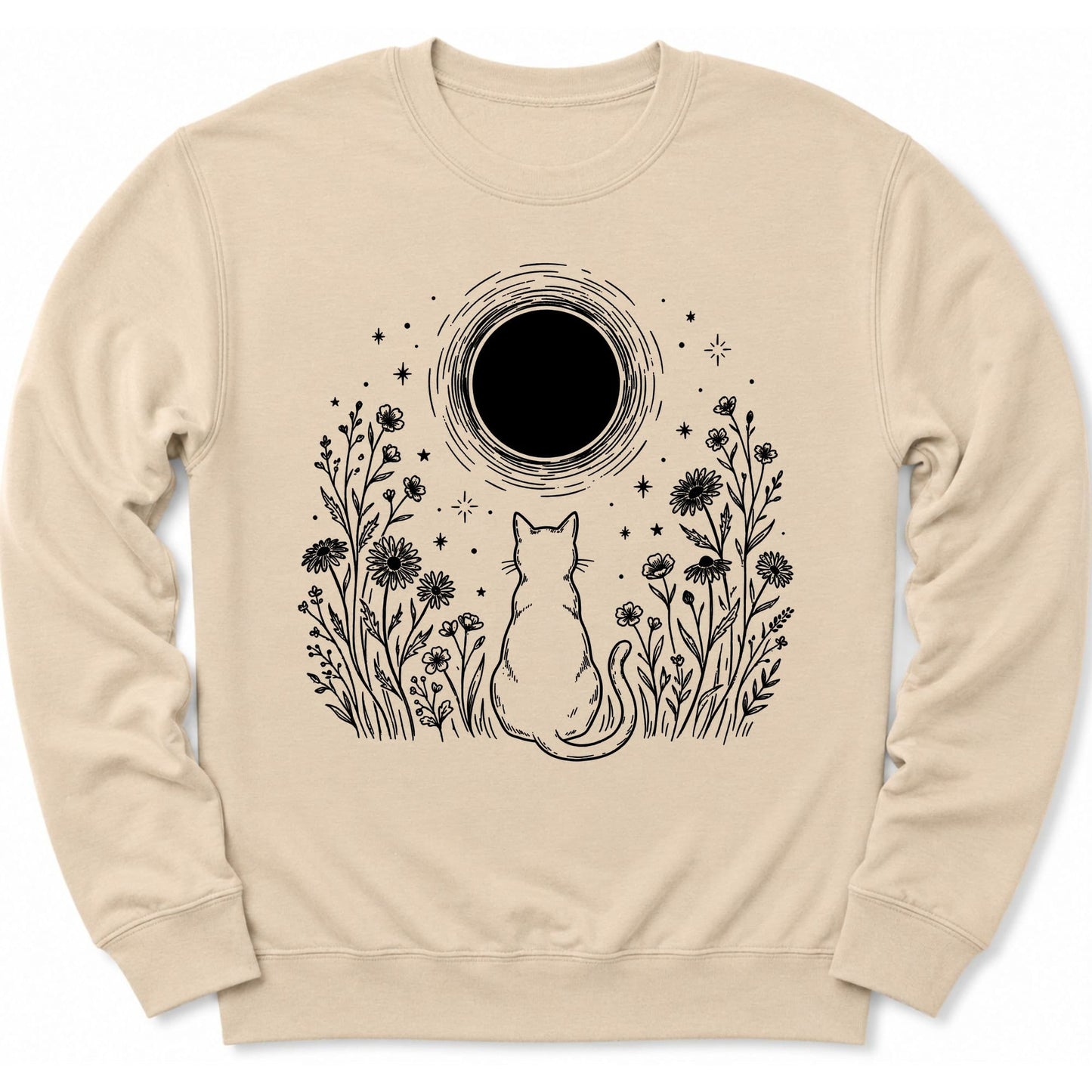 Moonlit Familiar Sweatshirt S / Sand 96787707297362272543 Sweatshirt