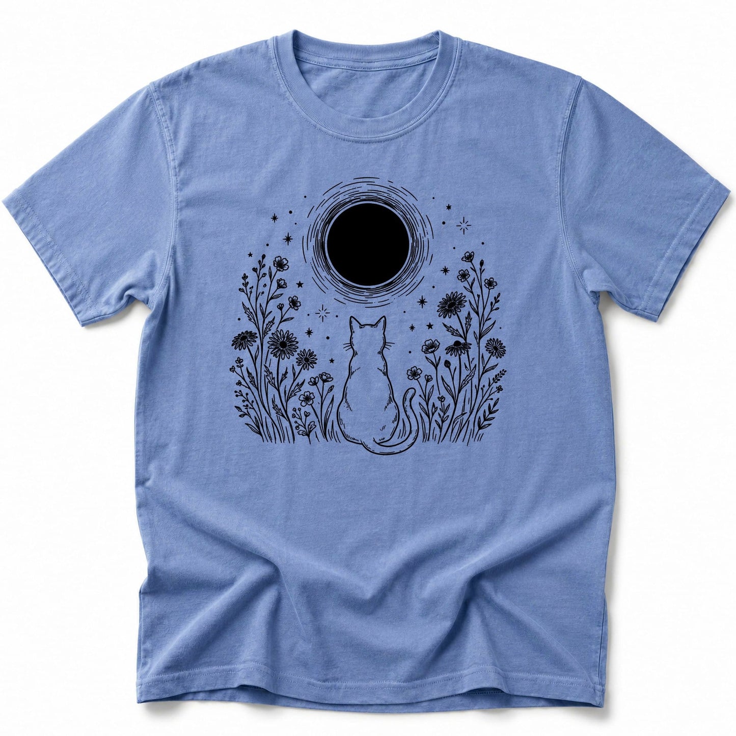 Moonlit Familiar T-Shirt Blue Jean / S 17570568041325924849 T-Shirt