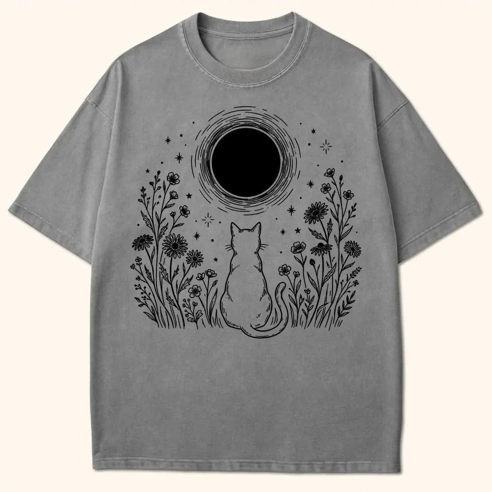 Moonlit Familiar T-Shirt Grey / S 31476996565614834063 T-Shirt