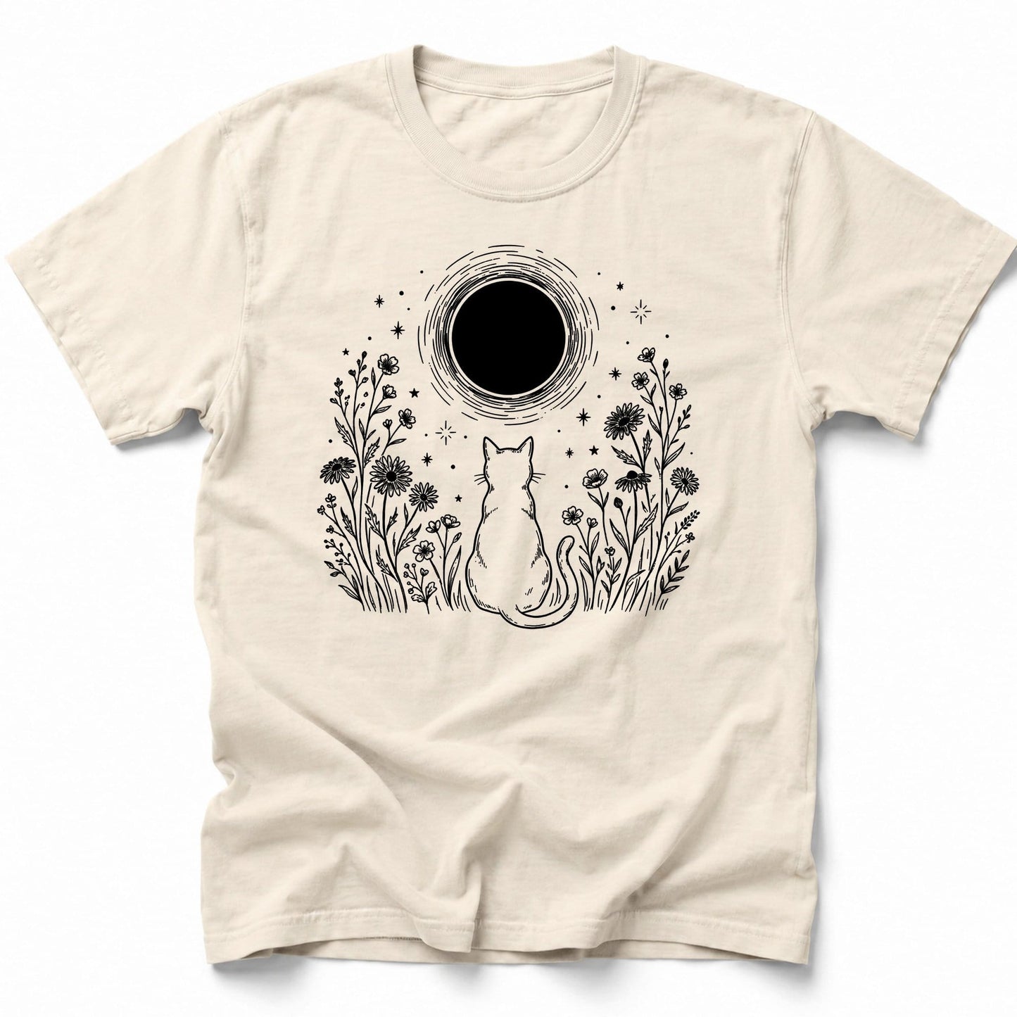 Moonlit Familiar T-Shirt Ivory / S 15731070433187340449 T-Shirt