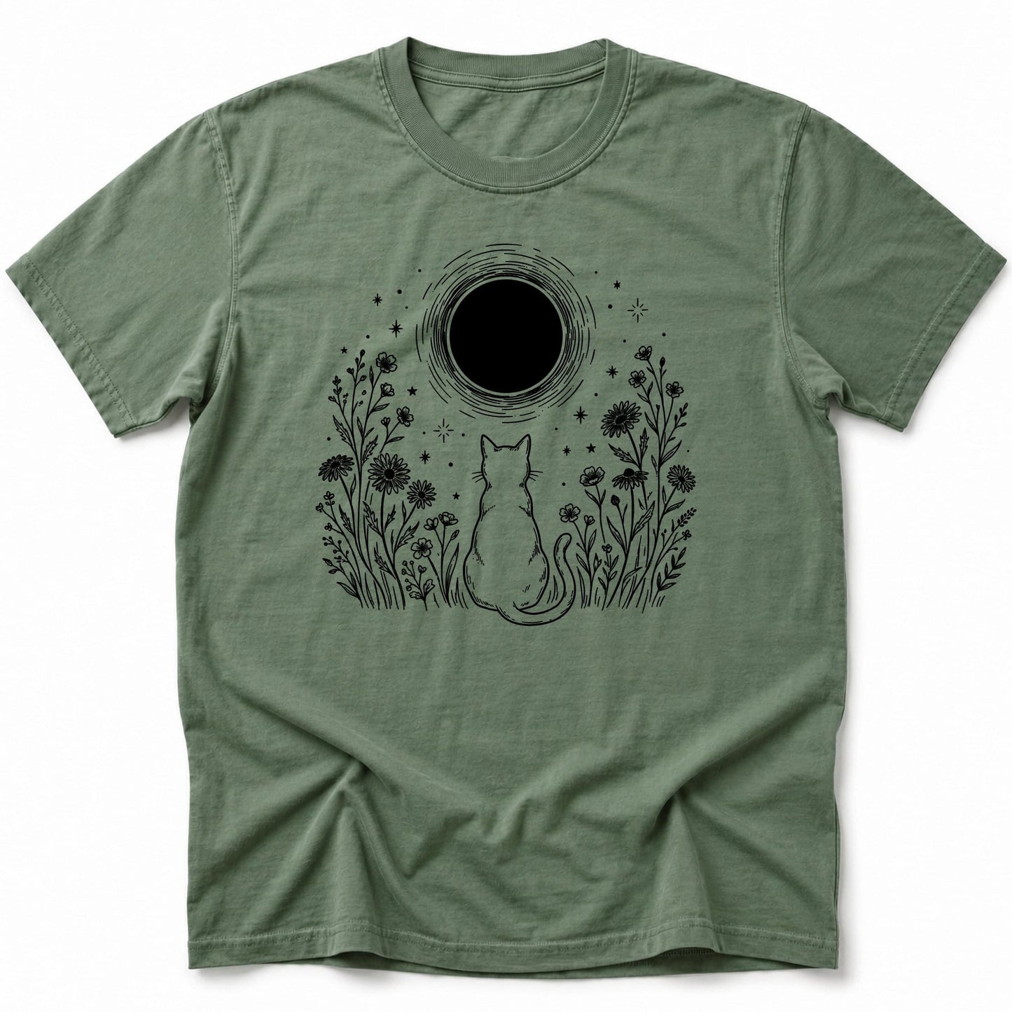 Moonlit Familiar T-Shirt Moss / S 12358868910196881704 T-Shirt