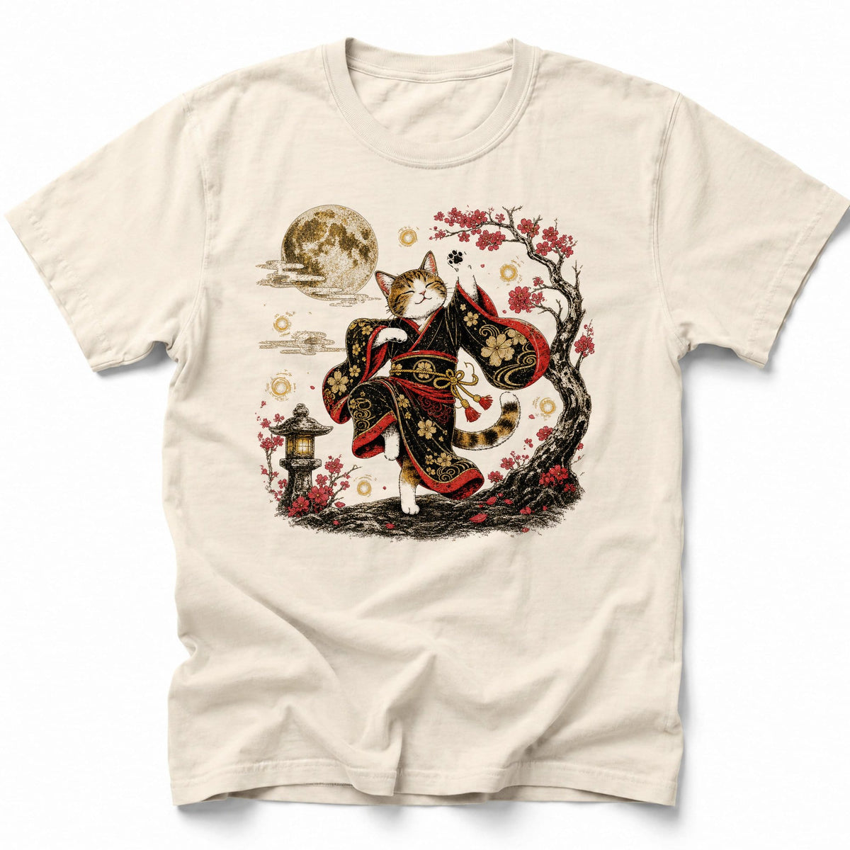 Moonlit Kimono T-Shirt Ivory / S 24579813242257077475 T-Shirt