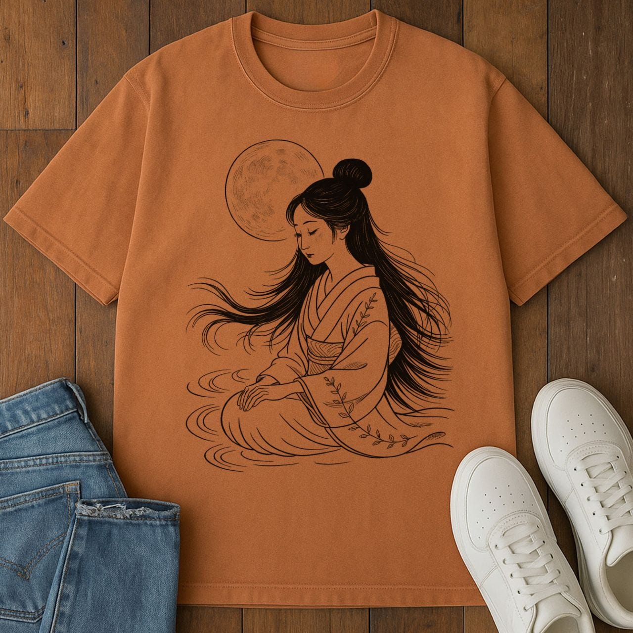 Moonlit Stillness T-Shirt Yam / S 21708044682900377923 T-Shirt