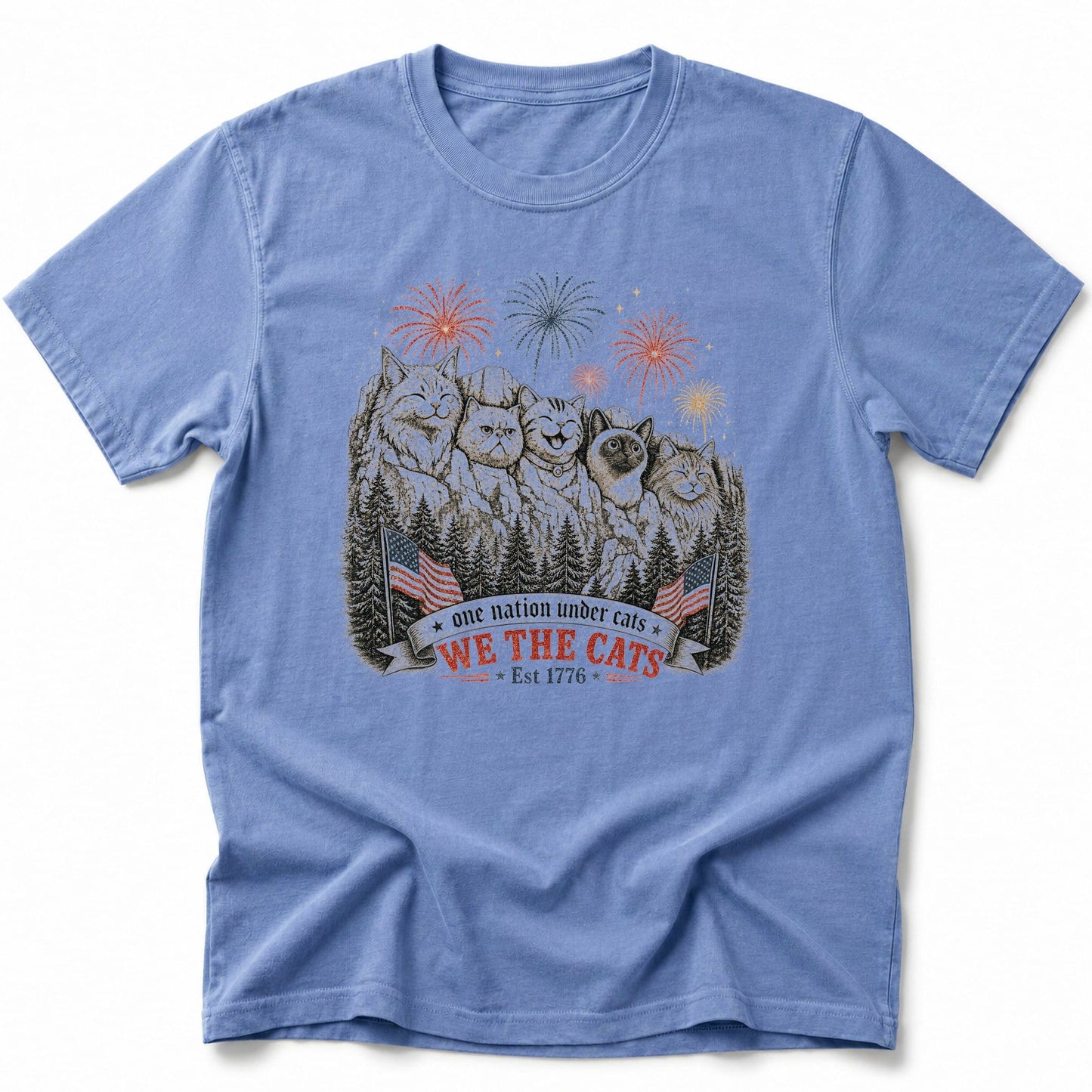 Mount Catmore T-Shirt Blue Jean / S 25721445854061864945 T-Shirt
