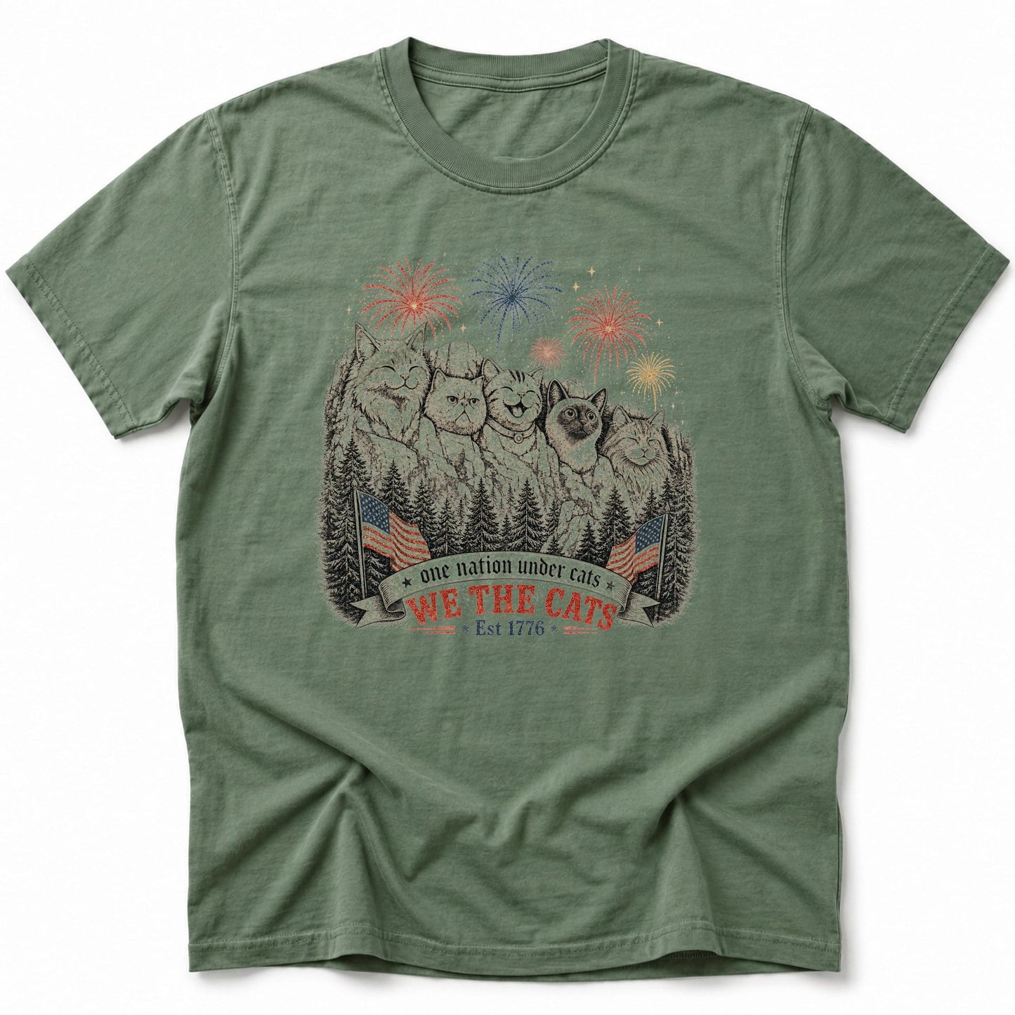 Mount Catmore T-Shirt Moss / S 27363330613047479135 T-Shirt