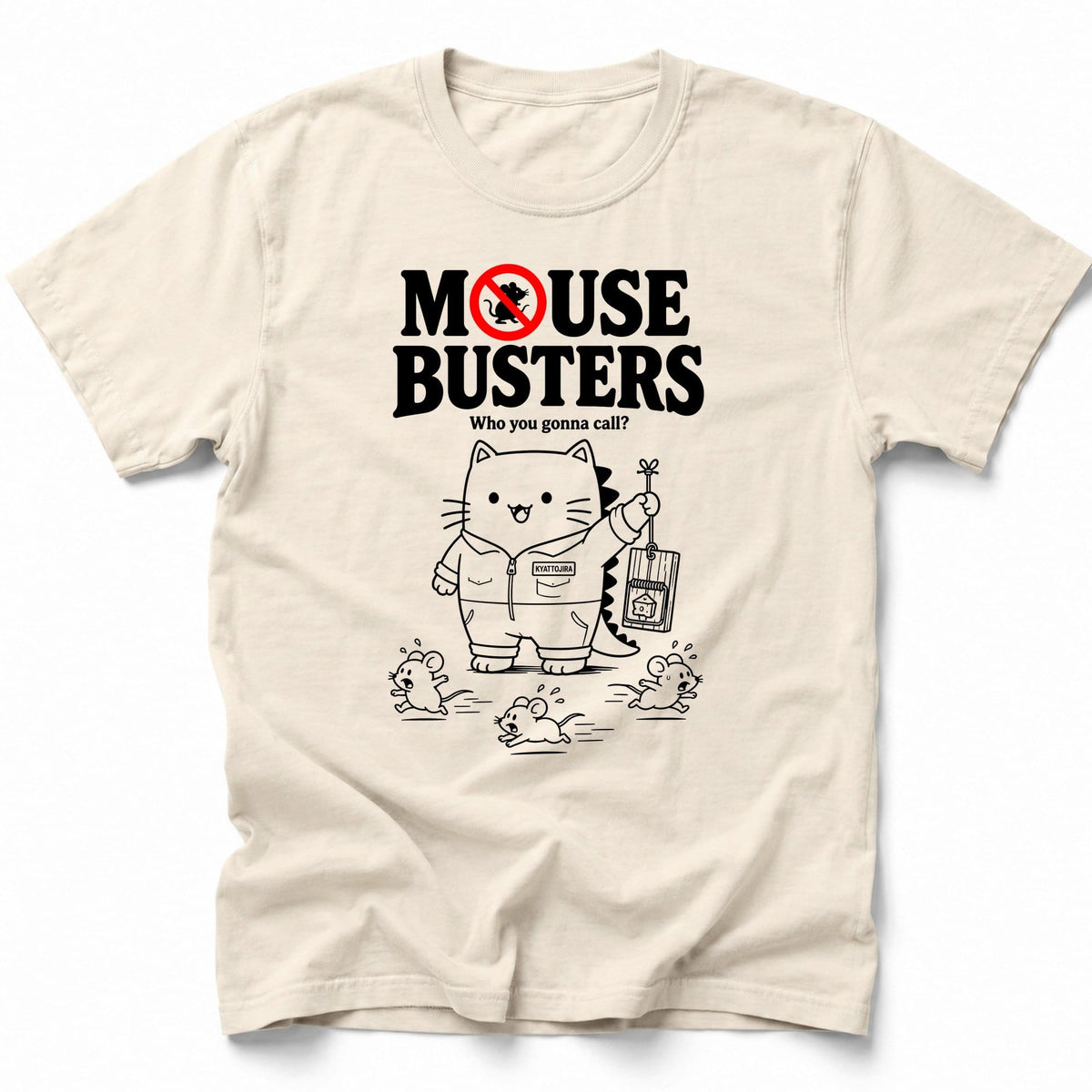 Mouse Busters T-Shirt Ivory / S 96556765372308726485 T-Shirt