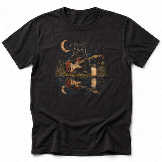 Music n Milk T-Shirt Black / S 84431233787729868134 T-Shirt