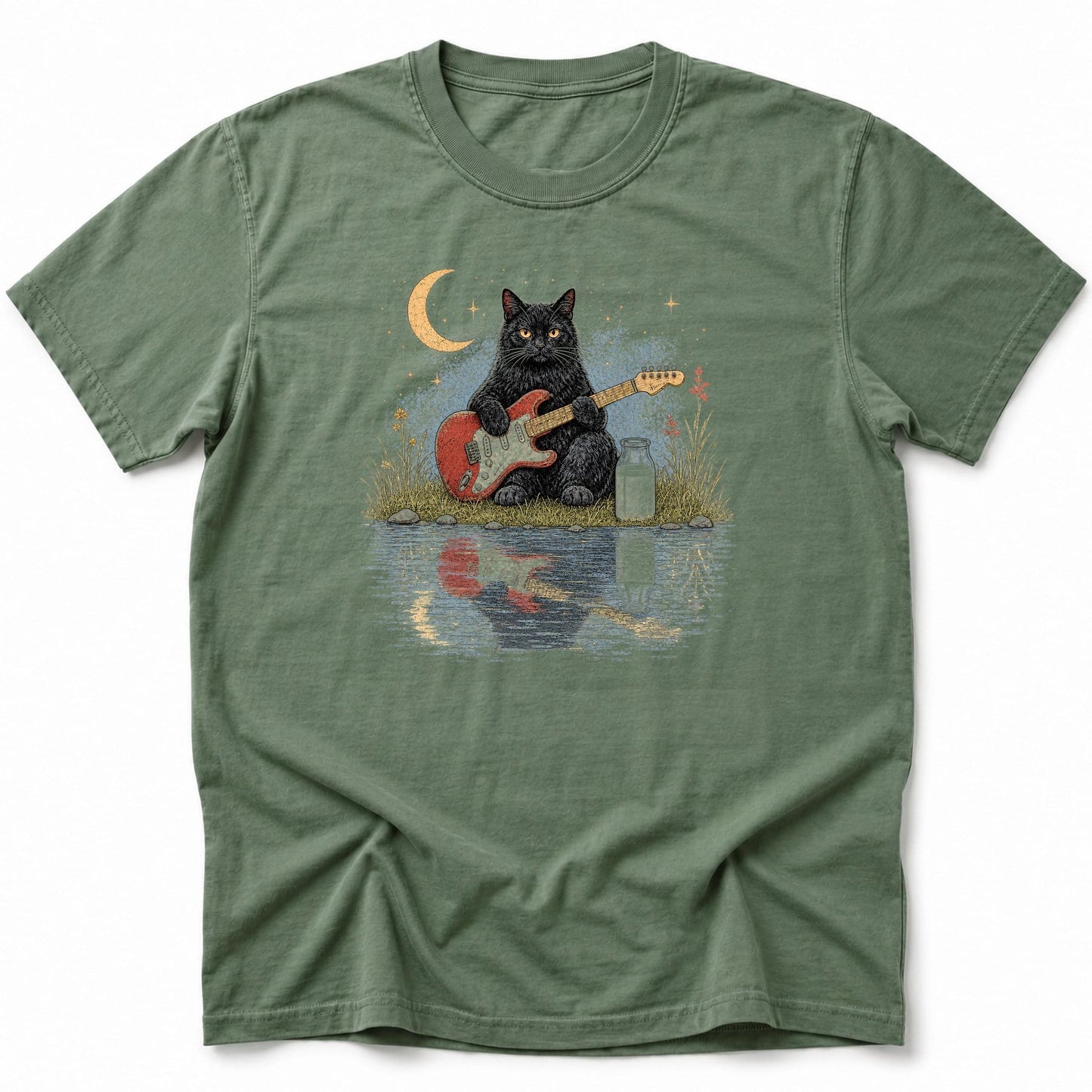 Music n Milk T-Shirt Moss / S 17500064131943176383 T-Shirt