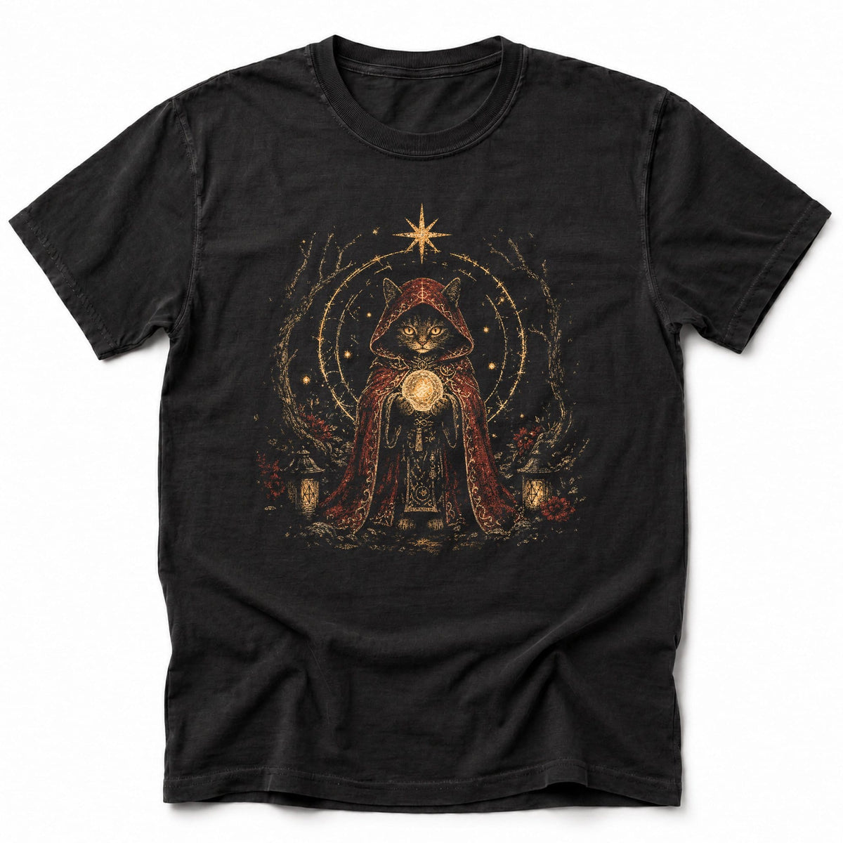 Mystic Gaze T-Shirt Black / S 18064563864178821278 T-Shirt