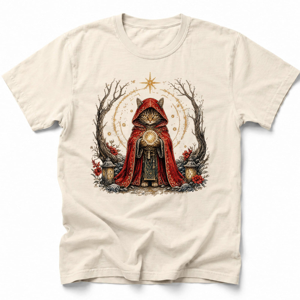 Mystic Gaze T-Shirt Ivory / S 17678857974761176077 T-Shirt