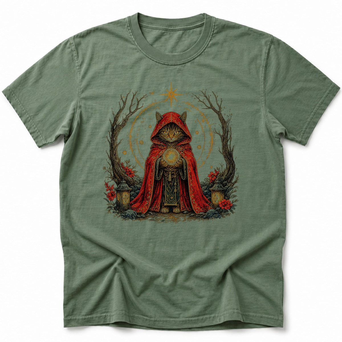 Mystic Gaze T-Shirt Moss / S 18459047890459094340 T-Shirt