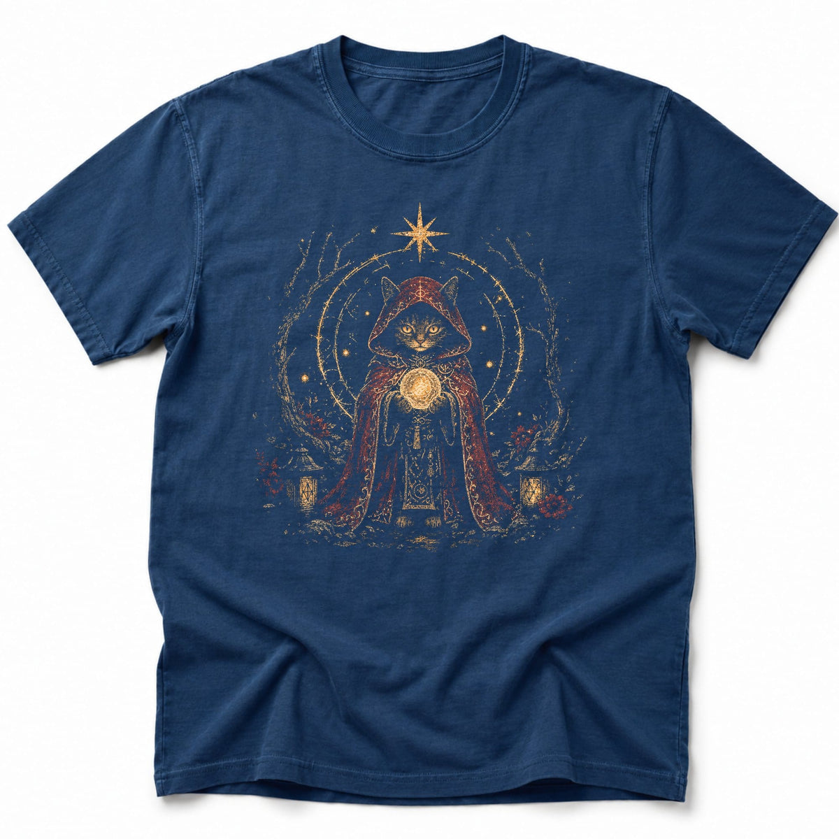Mystic Gaze T-Shirt Navy / S 15373878179989003273 T-Shirt