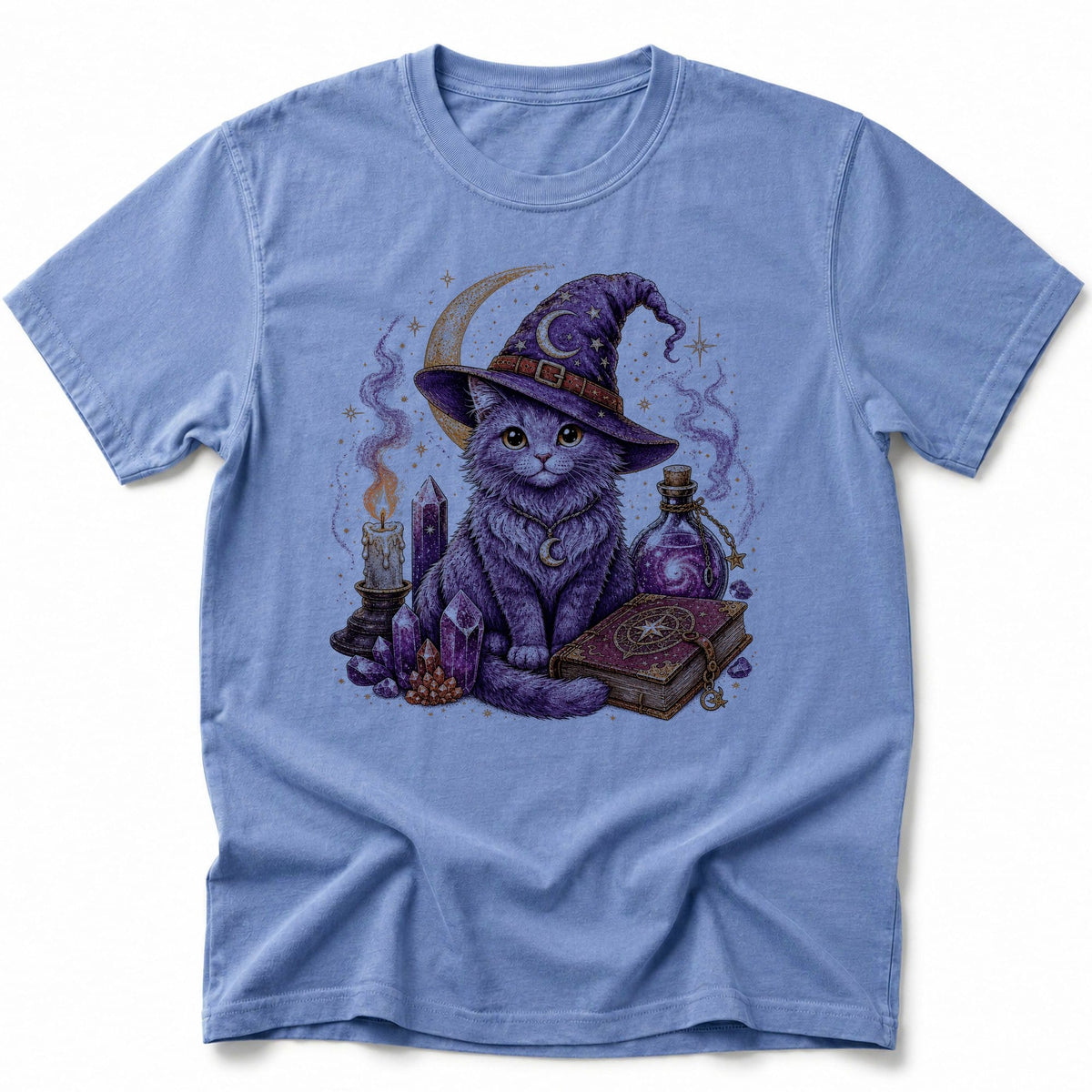 Mysticat T-Shirt Blue Jean / S 11650614454581678457 T-Shirt