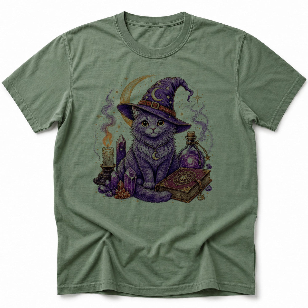 Mysticat T-Shirt Moss / S 13717945625908029450 T-Shirt