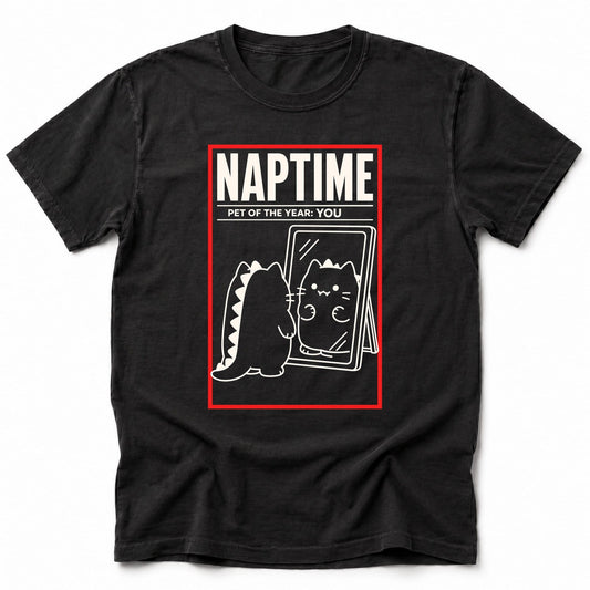 Naptime T-Shirt Black / S 16578255892064832137 T-Shirt
