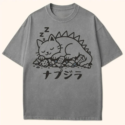 Napzilla T-Shirt Grey / S 51309313014039680592 T-Shirt
