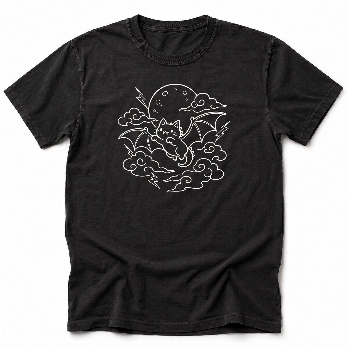 Neko Bat T-Shirt Black / S 27441316929695663037 T-Shirt