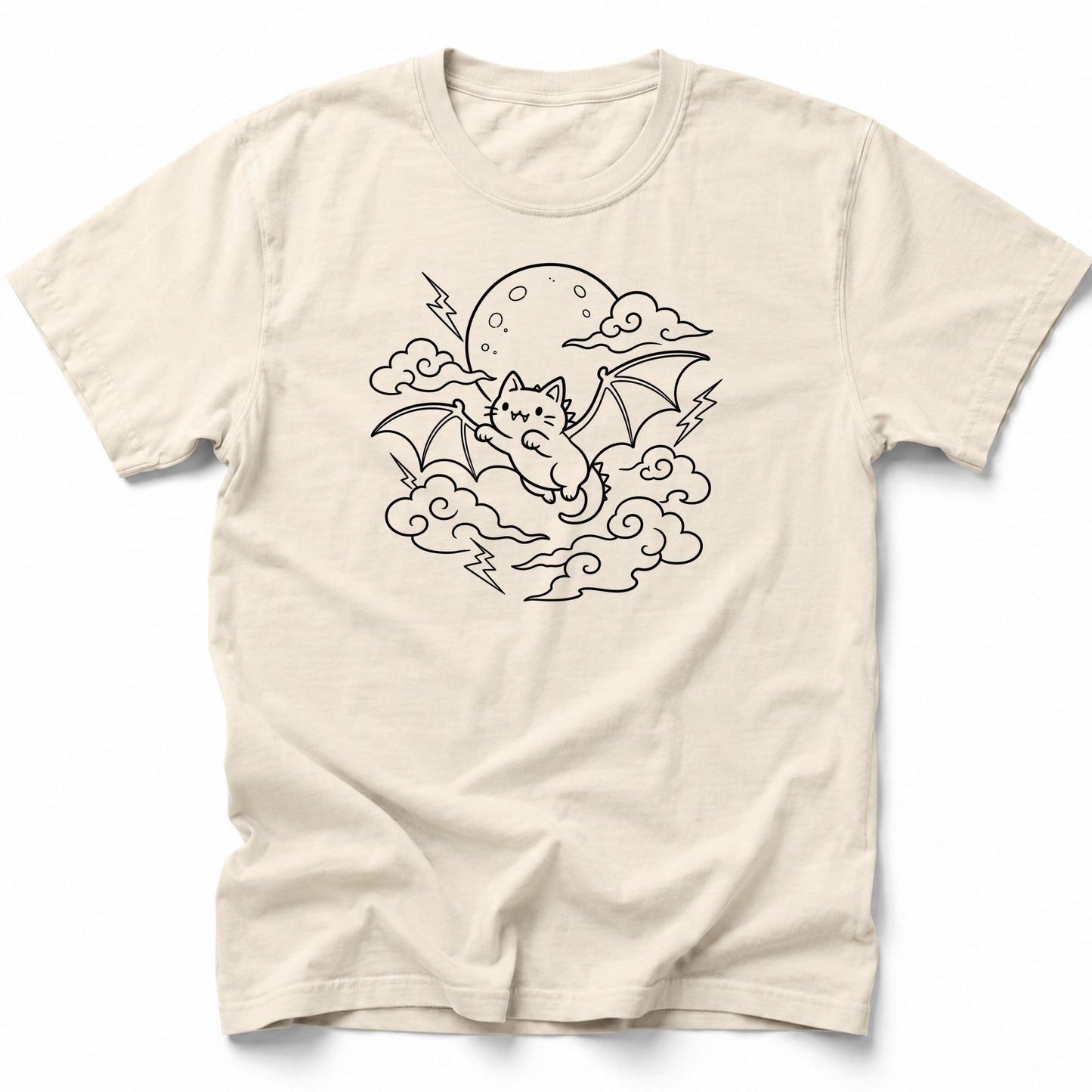 Neko Bat T-Shirt Ivory / S 20324633287401381057 T-Shirt