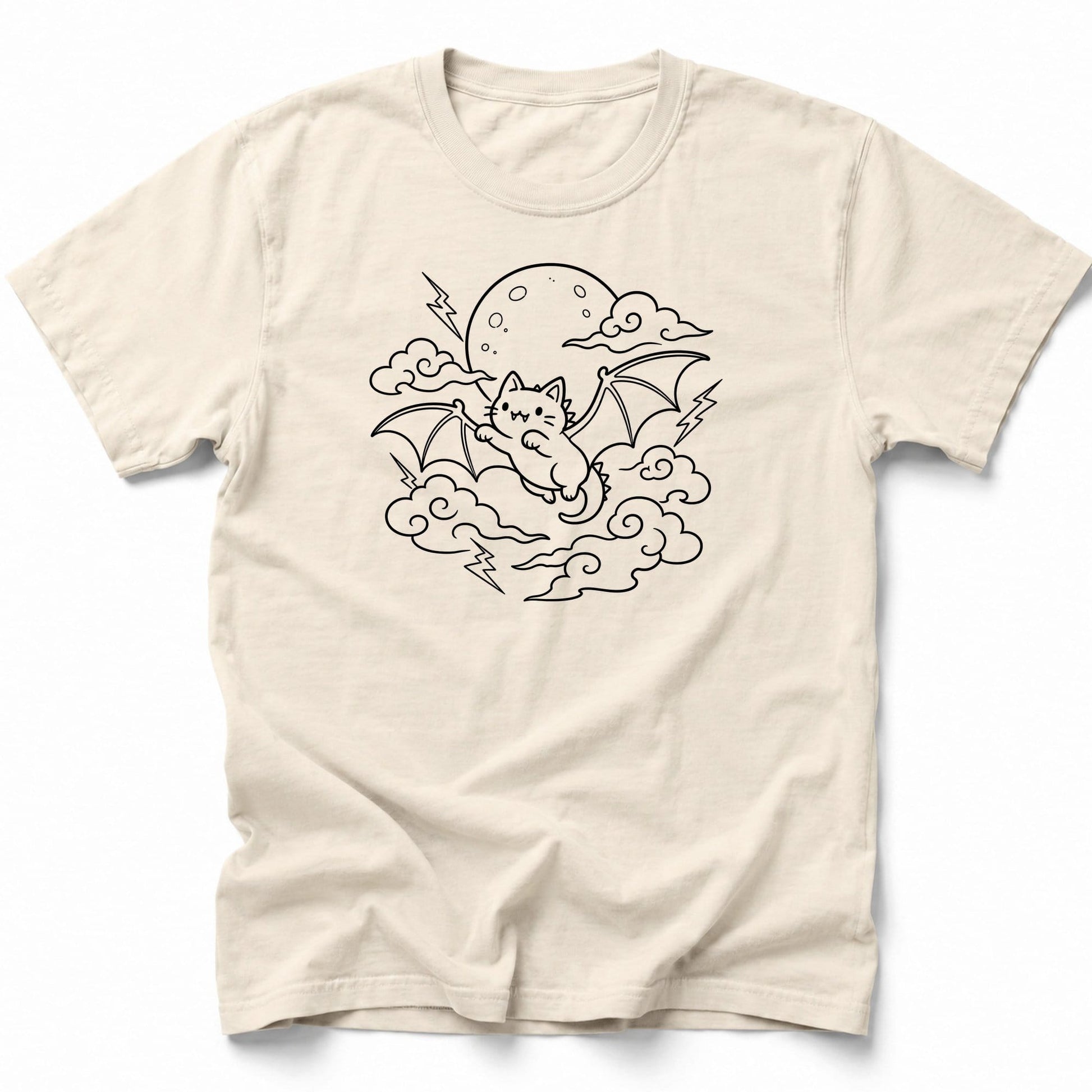 Neko Bat T-Shirt Ivory / S 20324633287401381057 T-Shirt