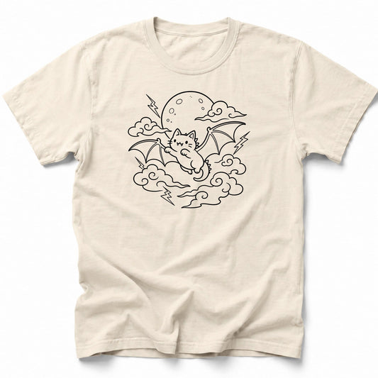 Neko Bat T-Shirt Ivory / S 20324633287401381057 T-Shirt