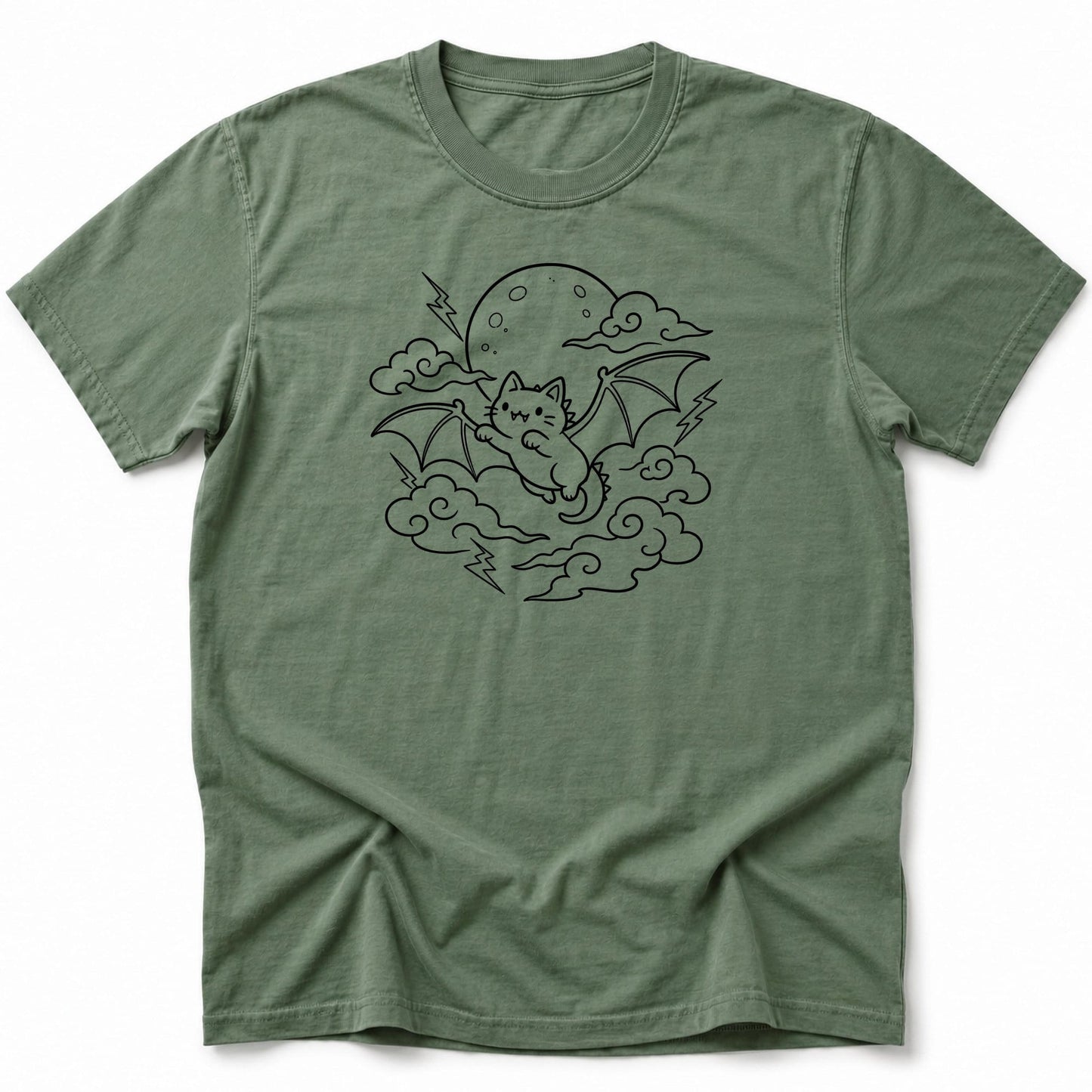 Neko Bat T-Shirt Moss / S 15604558976778914037 T-Shirt