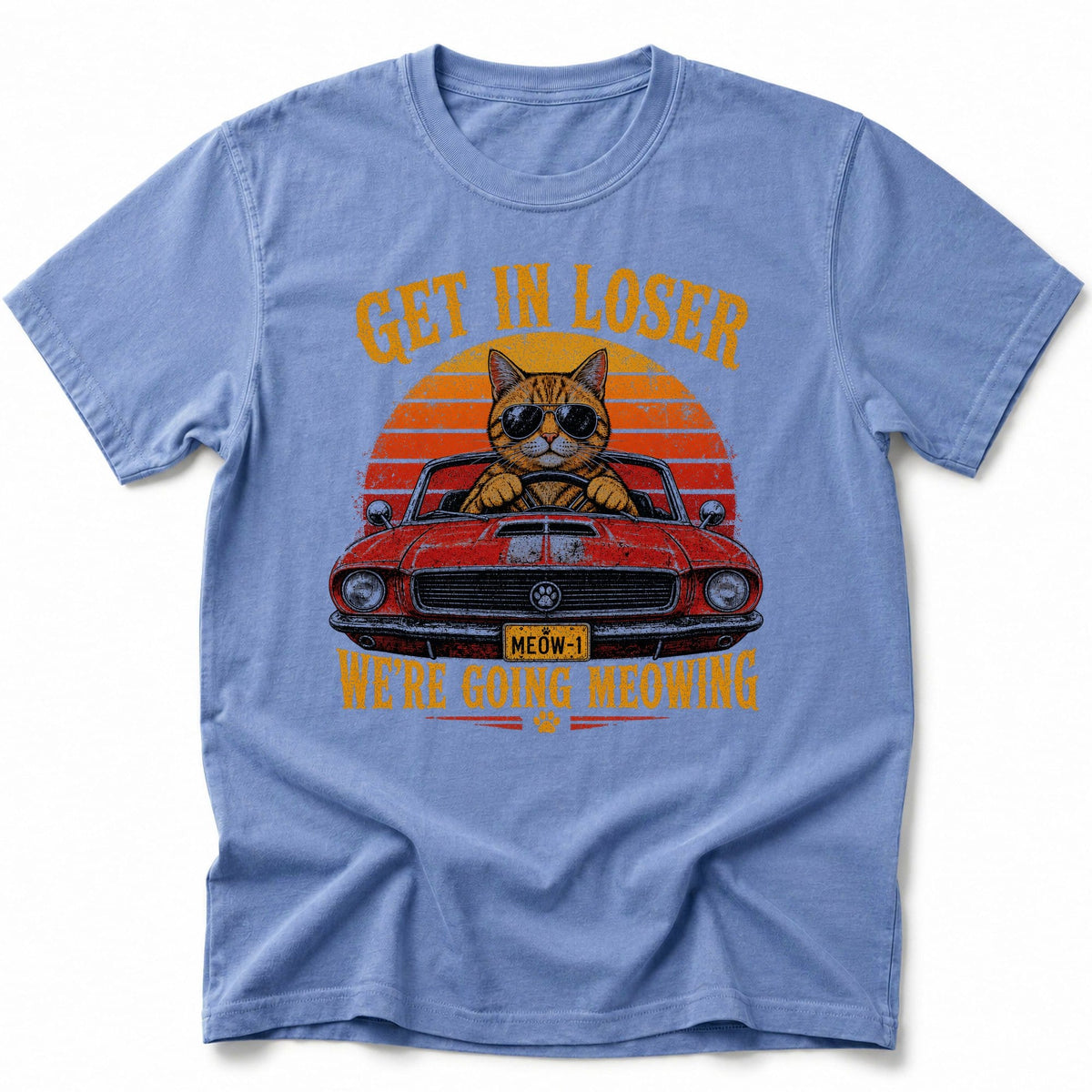 Neko Cruiser T-Shirt Blue Jean / S 29296215527326585013 T-Shirt