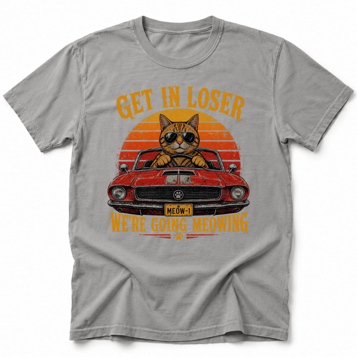 Neko Cruiser T-Shirt Grey / S 21573424333092114769 T-Shirt