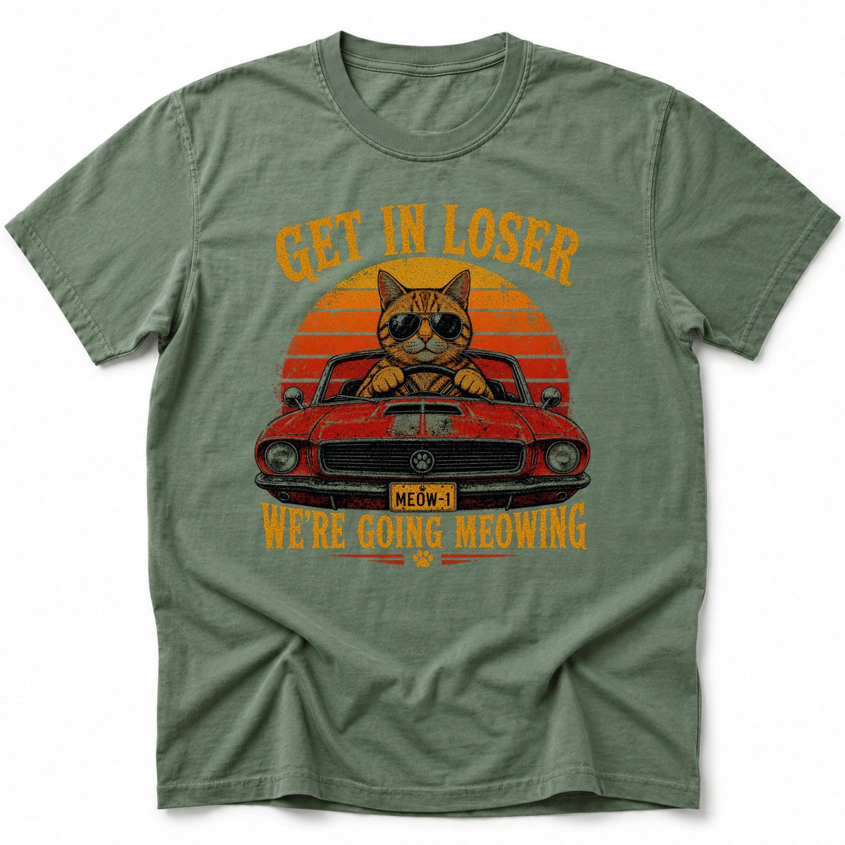 Neko Cruiser T-Shirt Moss / S 17667540751687239809 T-Shirt
