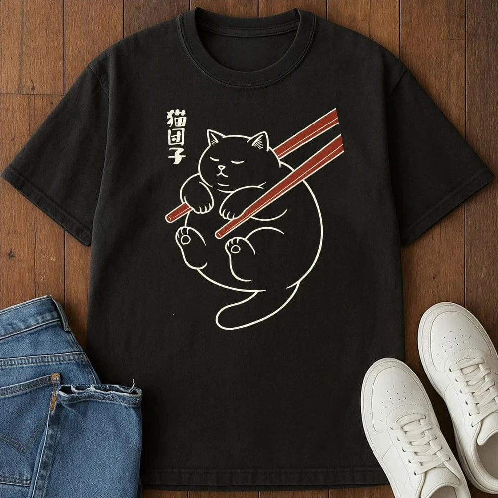 Neko Dango T-Shirt Black / S 16137165300235494111 T-Shirt