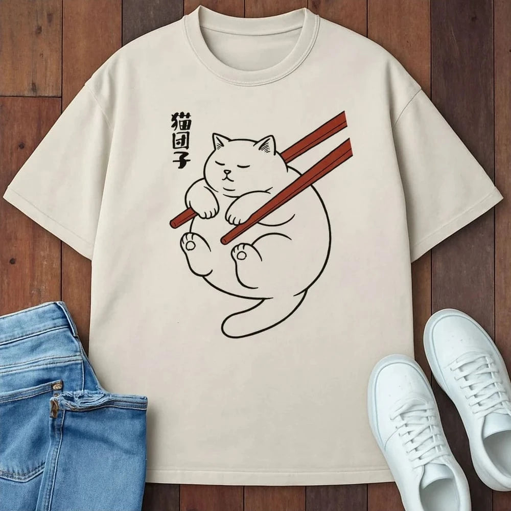 Neko Dango T-Shirt Ivory / S 95400865405958006372 T-Shirt
