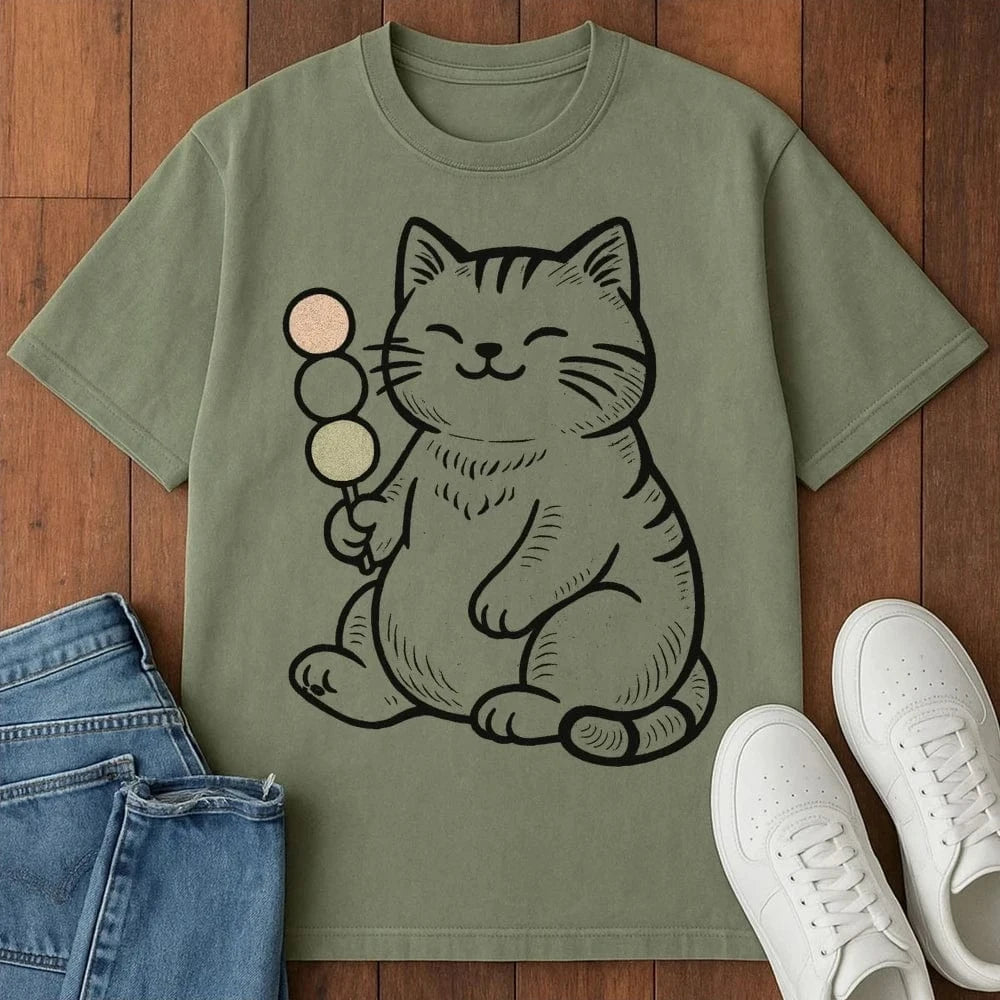 Neko Dango T-Shirt Moss / S 16094977358629218743 T-Shirt
