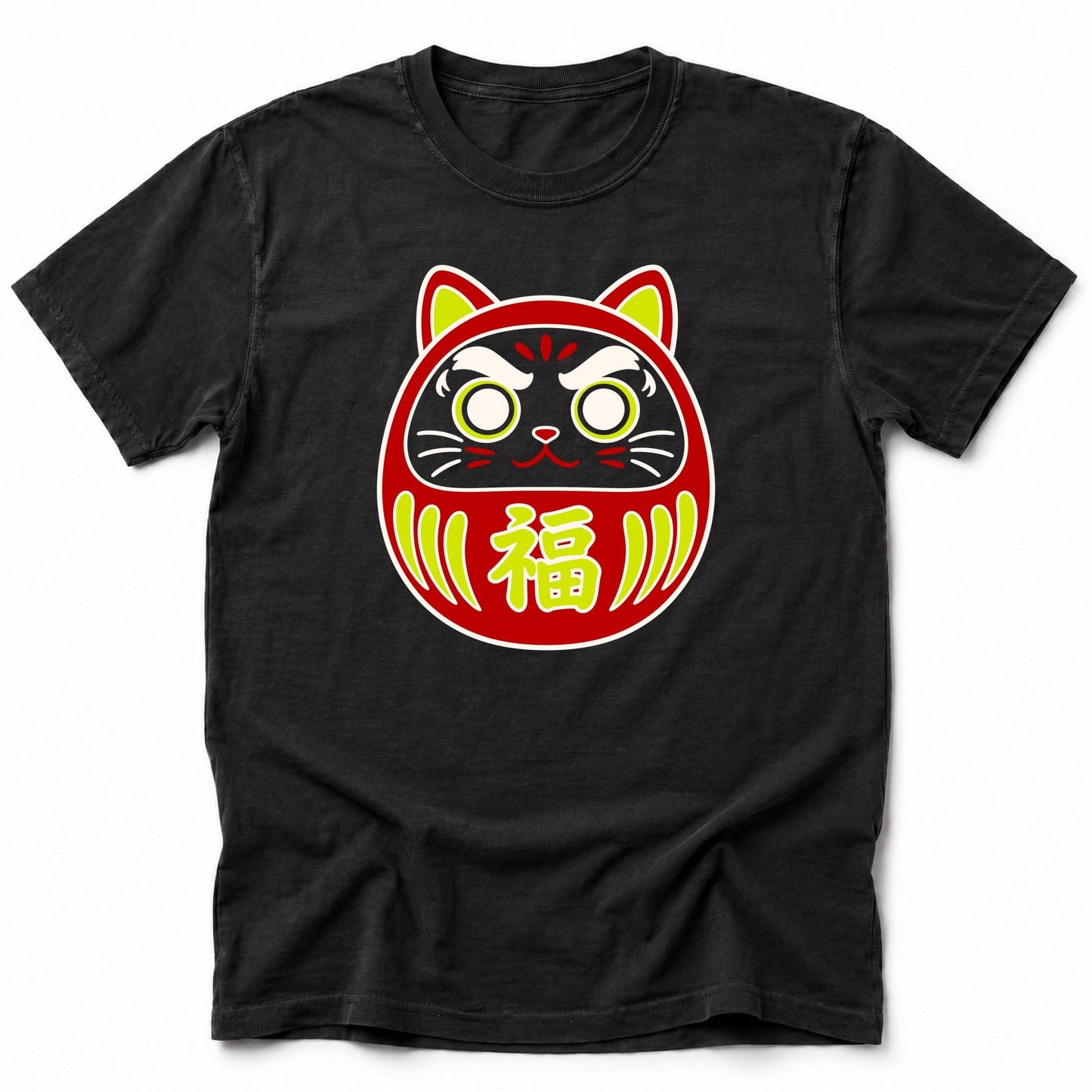 Neko Daruma T-Shirt Black / S 23277956885404094109 T-Shirt