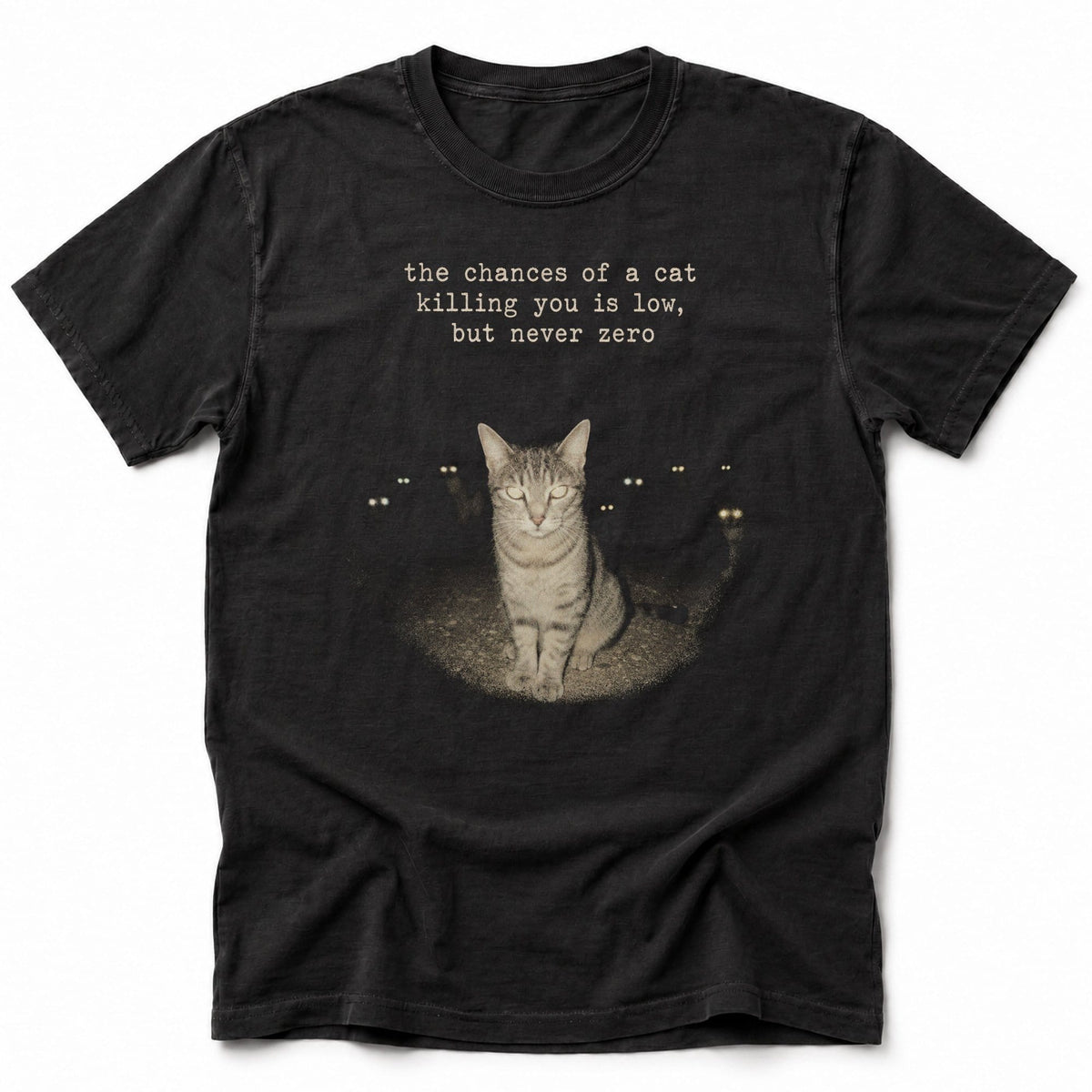 Neko Glare T-Shirt Black / S 32989585463263502586 T-Shirt