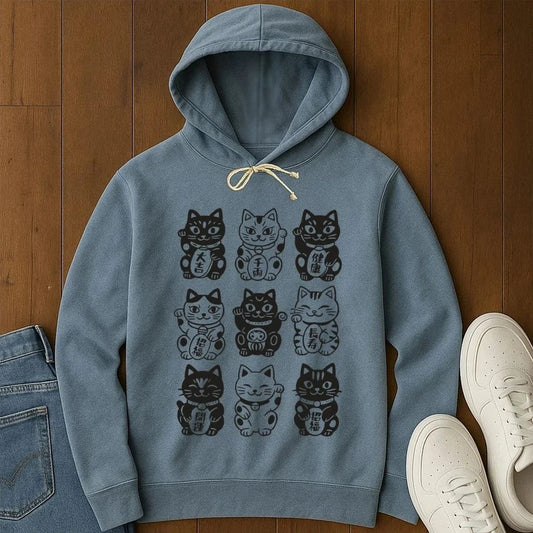 Neko Neko Fortune Squad Hoodie Blue Jean / S 22728047386547168192 Hoodie