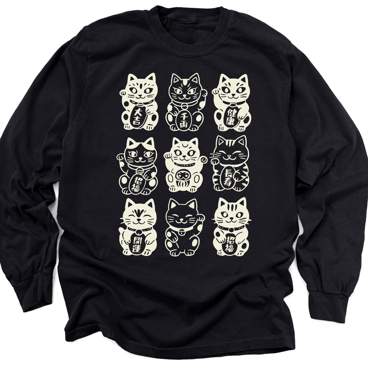 Neko Neko Fortune Squad Long Sleeve Black / M 28909942600833144145 Long-sleeve