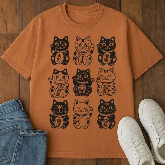 Neko Neko Fortune Squad T-Shirt Yam / S 32664362620241314820 T-Shirt