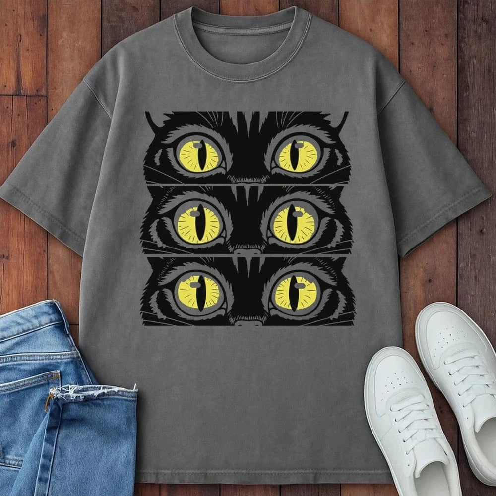 Neko Neko Neko T-Shirt Grey / S 82921182403126238970 T-Shirt