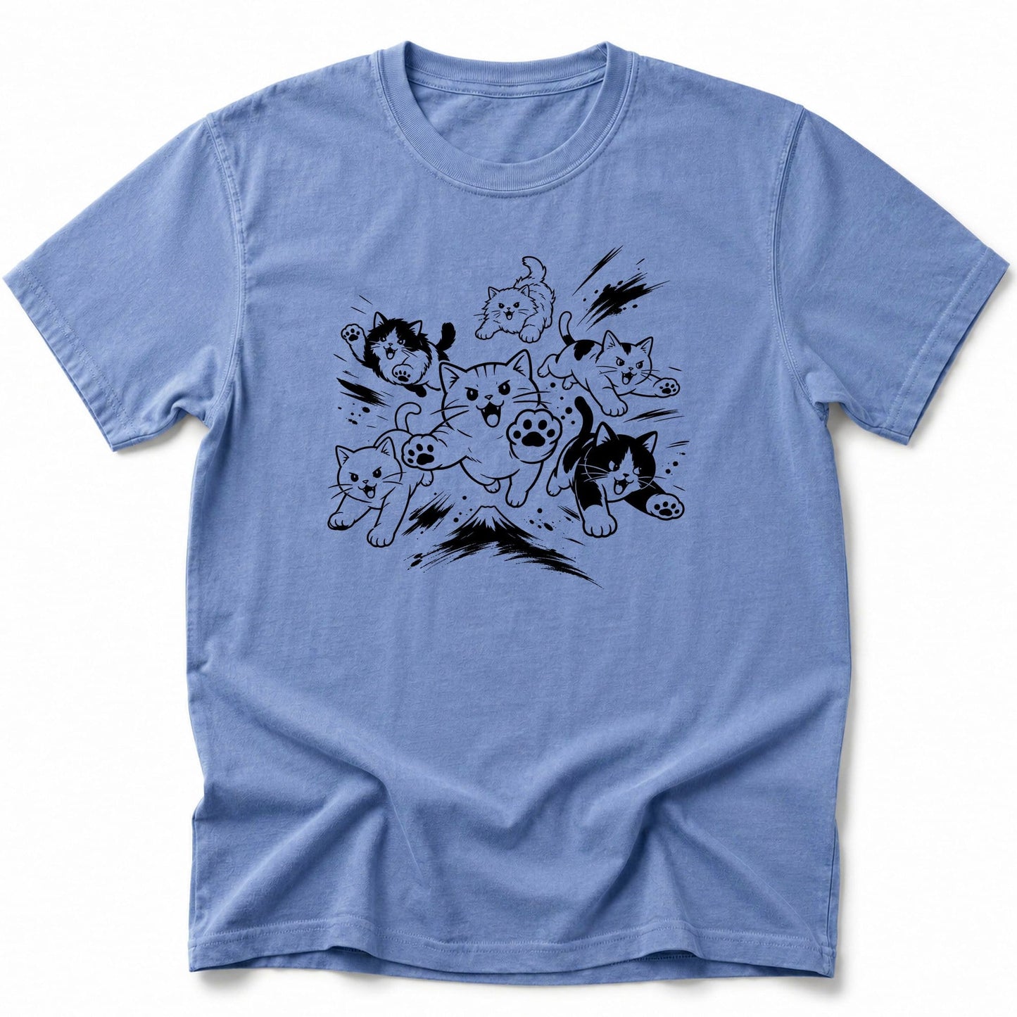Neko Run T-Shirt Blue Jean / S 29796642776368605082 T-Shirt
