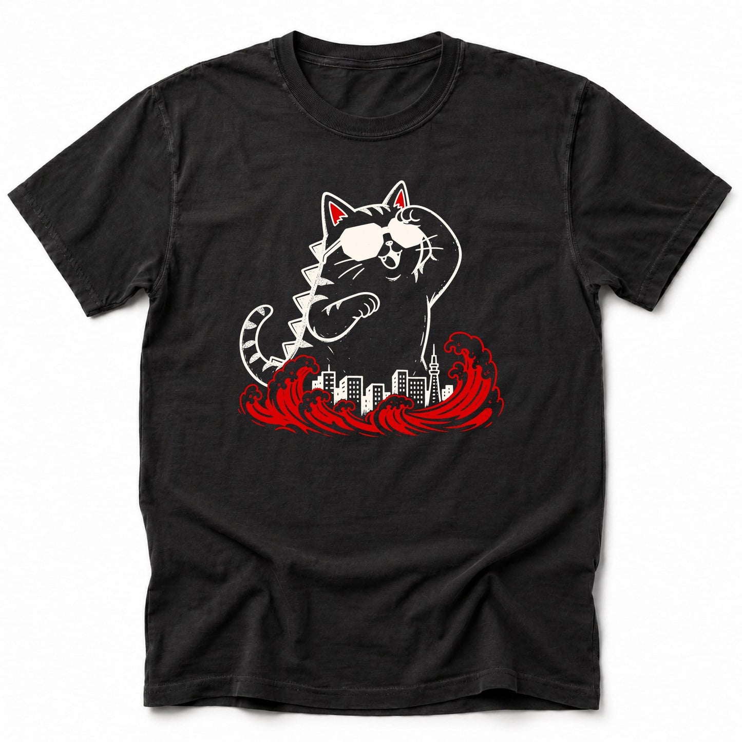 Neko Shades T-Shirt Black / S 87938582018221726270 T-Shirt