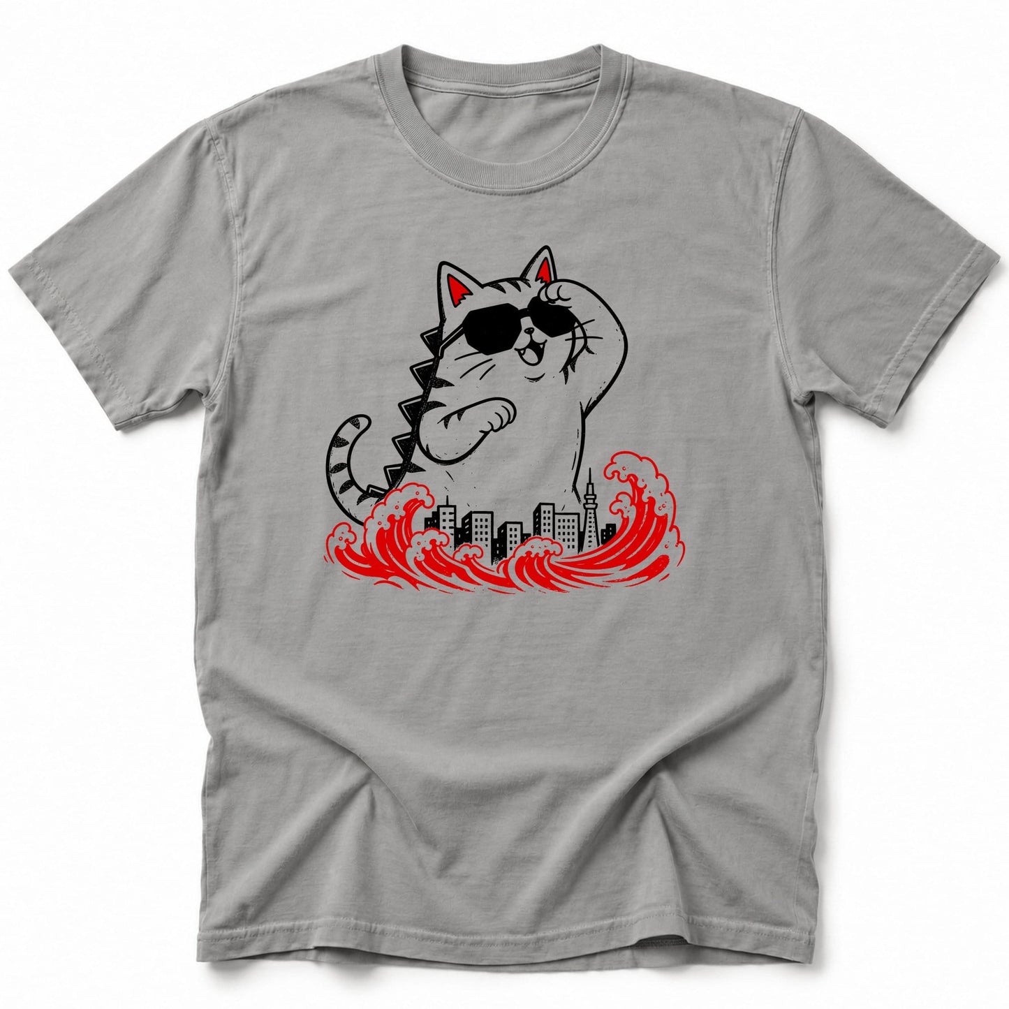 Neko Shades T-Shirt Grey / S 81332373128497866532 T-Shirt