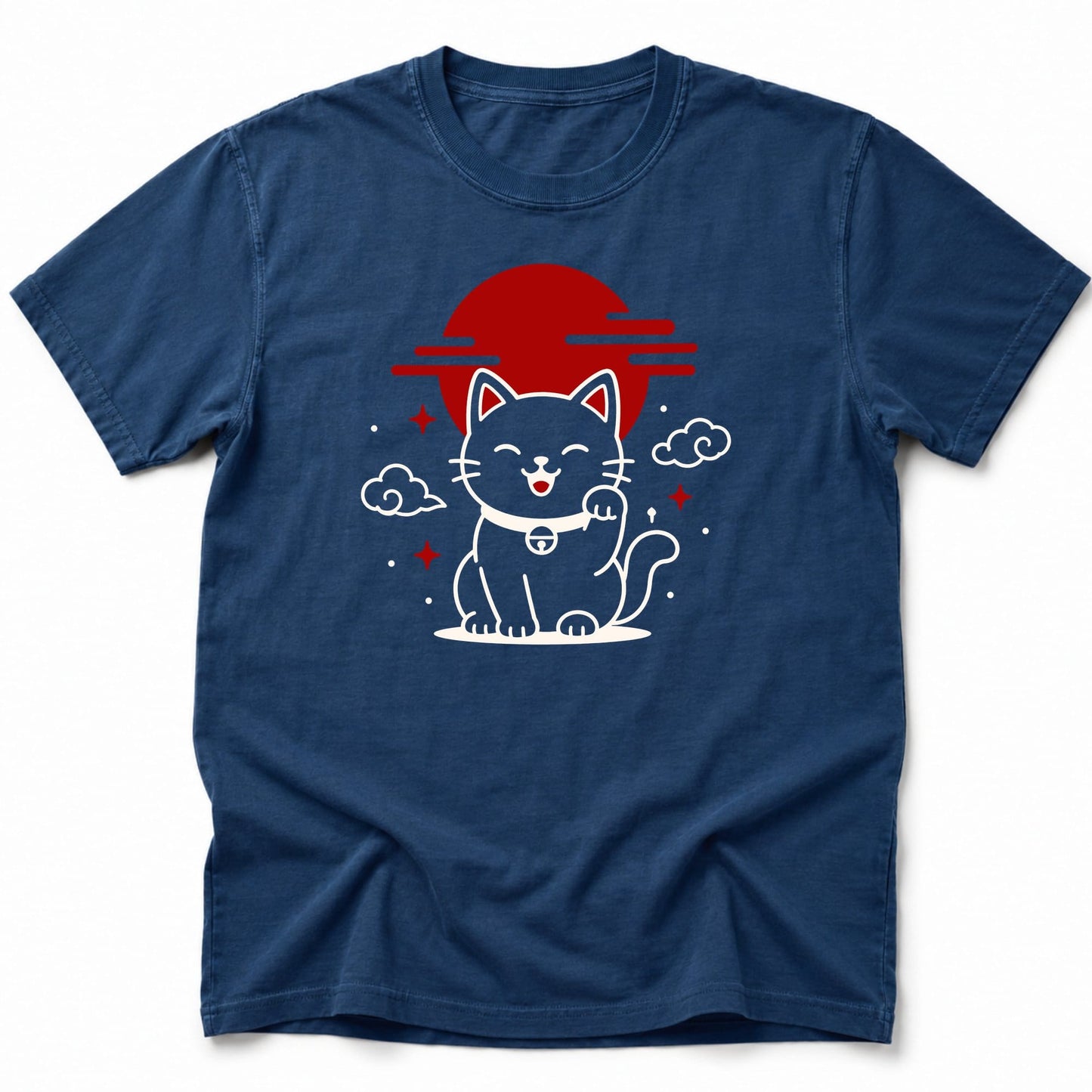 Neko Shine T-Shirt Navy / S 85591705573871305842 T-Shirt