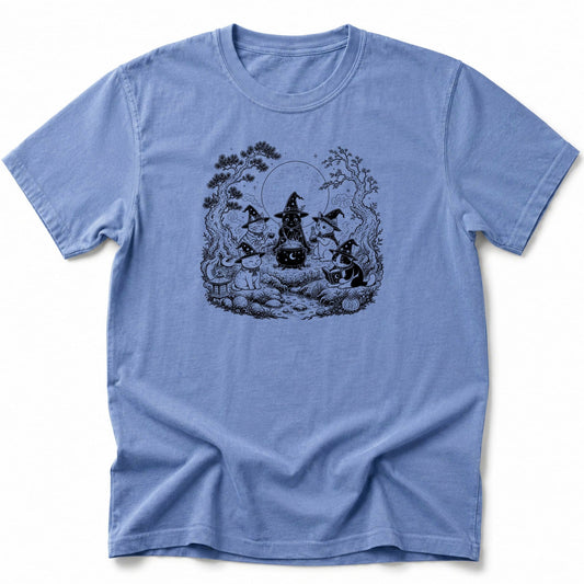 Neko Witches T-Shirt Blue Jean / S 30055434659348339730 T-Shirt